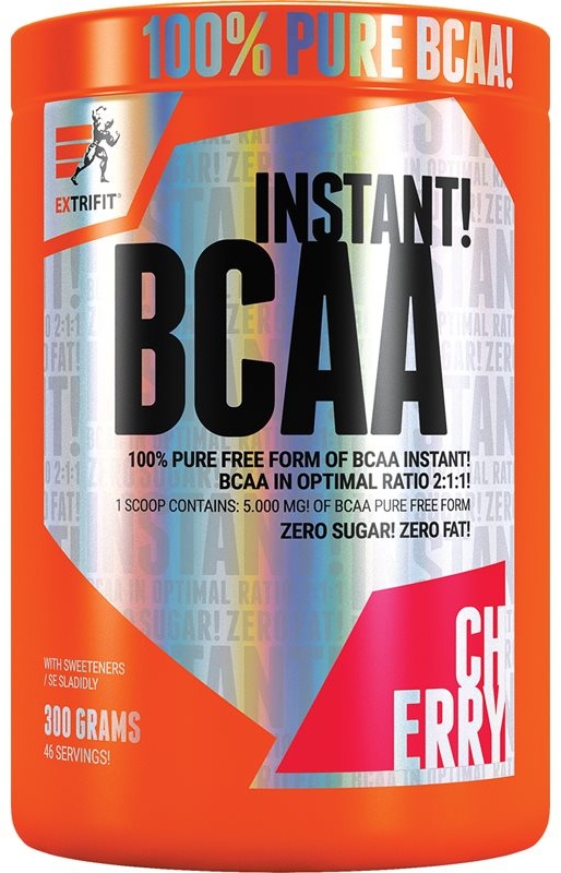 Extrifit BCAA Instant Muskelregeneration und -wachstum Geschmack Cherry 300 g
