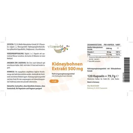 Vita World GmbH Phaseolin Kidney-Bohnen