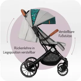 MOMI ESTELLE DAKAR Buggy in Grau/Grün - leicht, wendig, Offroad fähig - Grau,