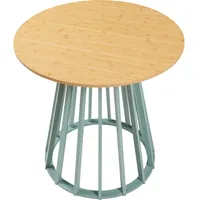 [en.casa] Lensuu Ø 80 cm Pastellgrün/Eiche