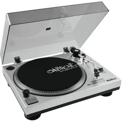 Omnitronic BD-1380 - Plattenspieler - Silber