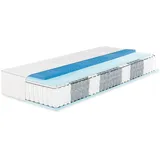 fan Taschenfederkernmatratze »fan Boxspringmatratze m. Thermogelauflage«, 33 cm hoch, (1 St., 1-tlg.), mit integriertem Gel-Topper weiß