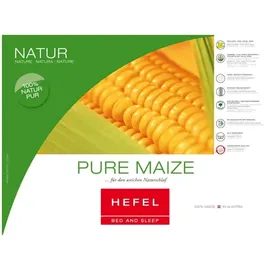 Hefel Pure Maize", Ganzjahres-Bettdecke mit Mais-Füllung weiß, 135 x 200 cm