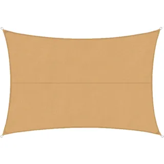 casa pura Wasserabweisendes Sonnensegel rechteckig 300 x 500 cm Sand