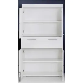 trendteam Amanda Badschrank 73 x 132 x 31 cm Weiß