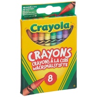 Crayola 02.0008, - 8 Wachsmalstifte