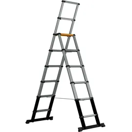 BATAVIA Teleskop-Stehleiter 8 Stufen