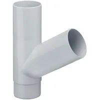 Inefa Abzweiger Fallrohr 60 Grad PVC DN 125/125 Grau