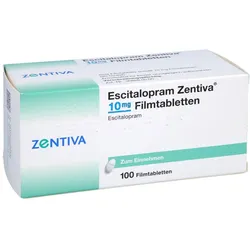 ESCITALOPRAM Zentiva 10 mg Filmtabletten 100 St