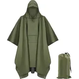 3 in 1 Regen Poncho Wasserdicht Regenponcho Herren Leicht Regenponcho mit