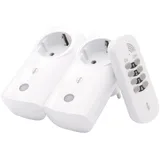 Intertechno Funk-Steckdosen IT2P-2300 mit Handsender Smart Home 2er Set
