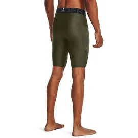 Under Armour HeatGear Armour Funktionsshorts Grün/Weiß XS