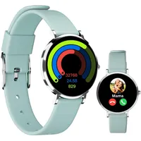 XCOAST LINO TIME Kinder Smartwatch Mintgrün – Smartwatch für Kinder mit SOS-Taste, Telefonfunktion & gratis Kidz Tag Finder – wasserdicht, Schrittzähler & Lernfunktionen