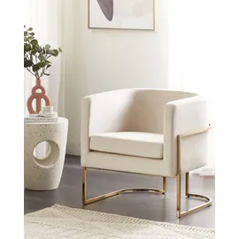 Beliani Sessel SIRKKA Hellbeige
