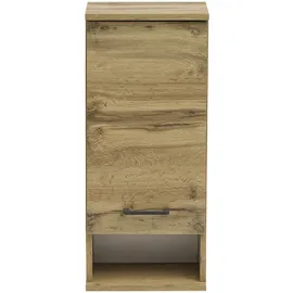 Schildmeyer MÖBELPARTNER Bad-Hängeschrank Nora 144940 eiche landhaus 30,3 x 20,5 x 70,8 cm