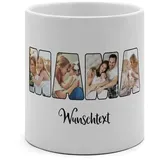 PhotoFancy® - XL Tasse 'Mama' - Personalisierte Fototasse mit eigenem Foto und Text - Große Tasse selbst gestalten - Jumbo-Becher XL 500 ml