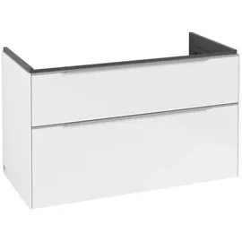 Villeroy & Boch Waschbeckenunterschrank 2 Auszüge 97,3 x 57,9 x 47,8 cm Brilliant White