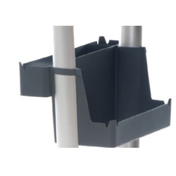 Vileda Professional VoleoPro Multifunktionaler Steg, Box zur Aufbewahrung von Utensilien, Farbe: grau