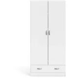 Tvilum Kleiderschrank Spell 79,4 x 170,4 x 35,7 cm Weiß