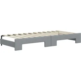 vidaXL Tagesbett 100 x 200 cm Hellgrau