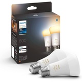 Philips Hue White Ambiance E27 6W, 2er-Pack (929002489802)