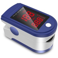 Jumper Medical ltd Pulsoximeter JPD-500B Finger Puls Messgerät Sauerstoffsättigung SpO2 blau