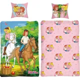 Bibi und Tina Pferde Bettwäsche Linon / Renforcé - Bunt