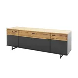 MCA Furniture TV-Lowboard ¦ grau ¦ Maße (cm): B: 195 H: 50