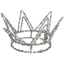 KOOPMAN Deko-Krone silber