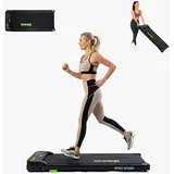 Elektrisches Laufband für zu Hause, unter das Bett schiebbar: Walking Pad WEEP STEP 2, Steigung, 6 km/h - Schwarz