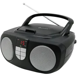 Soundmaster SCD1400 tragbarers Radio mit CD-Player AUX-Anschluss Kinderradio Seniorenradio
