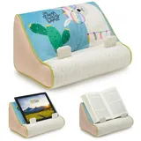 Book Couch iPad Ständer | Tablet Ständer | Buchhalter | Lesekissen | Lesen im Bett zu Hause | Tablet Knietruhe Kissen | Lustige Neuheit Geschenkidee für Leser, Buchliebhaber