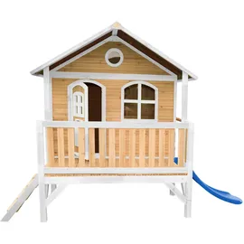 Axi Spielhaus Stef braun/weiß/blau