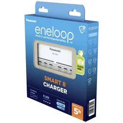 PANASONIC Eneloop Smart 8 Charger BQ-CC63 Akku-Ladegerät (ohne Akkus) (Angebot)