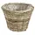 Van der Leeden Rattan Übertopf Ø 29 x 20 cm Grau