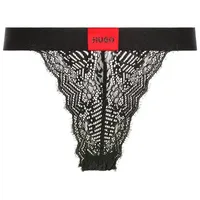 Hugo Slip BRIEF LACE mit Hugo Logobund schwarz M