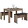 VCM Essgruppe Küchentisch Set Tischgruppe Maße Tisch ca. H. 75 x B. 110 x T. 70 cm Mit zwei Sitzbänke Esstisch Set - Esal XL