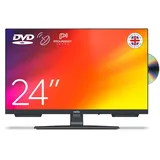 Cello C2424F 24" HD LED TV mit Rahmenlos Integrierter DVD-Player Triple Tuner (DVB-C/-S2/-T2) Pitch Perfect Sound Ideal für kleine Räume [2024]