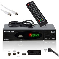 PremiumX FTA 530C DVB-C Kabel Receiver USB HDMI SCART Antennenkabel Kabel-Receiver