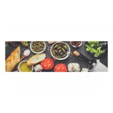 vidaXL Küchenteppich Waschbar 45x150 cm Samt