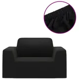 vidaXL Stretch-Sofahusse Schwarz Polyester-Jersey