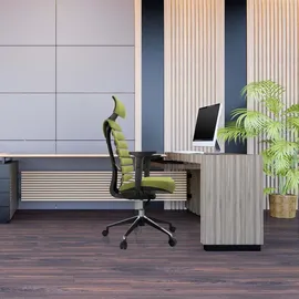 HJH Office ERGO LINE II PRO Stoff Grün