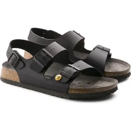 Birkenstock ESD-Sandale Milano, Größe 39, schwarz, schmal