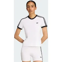 adidas 3S TEE SLIM Weiß/Schwarz XS