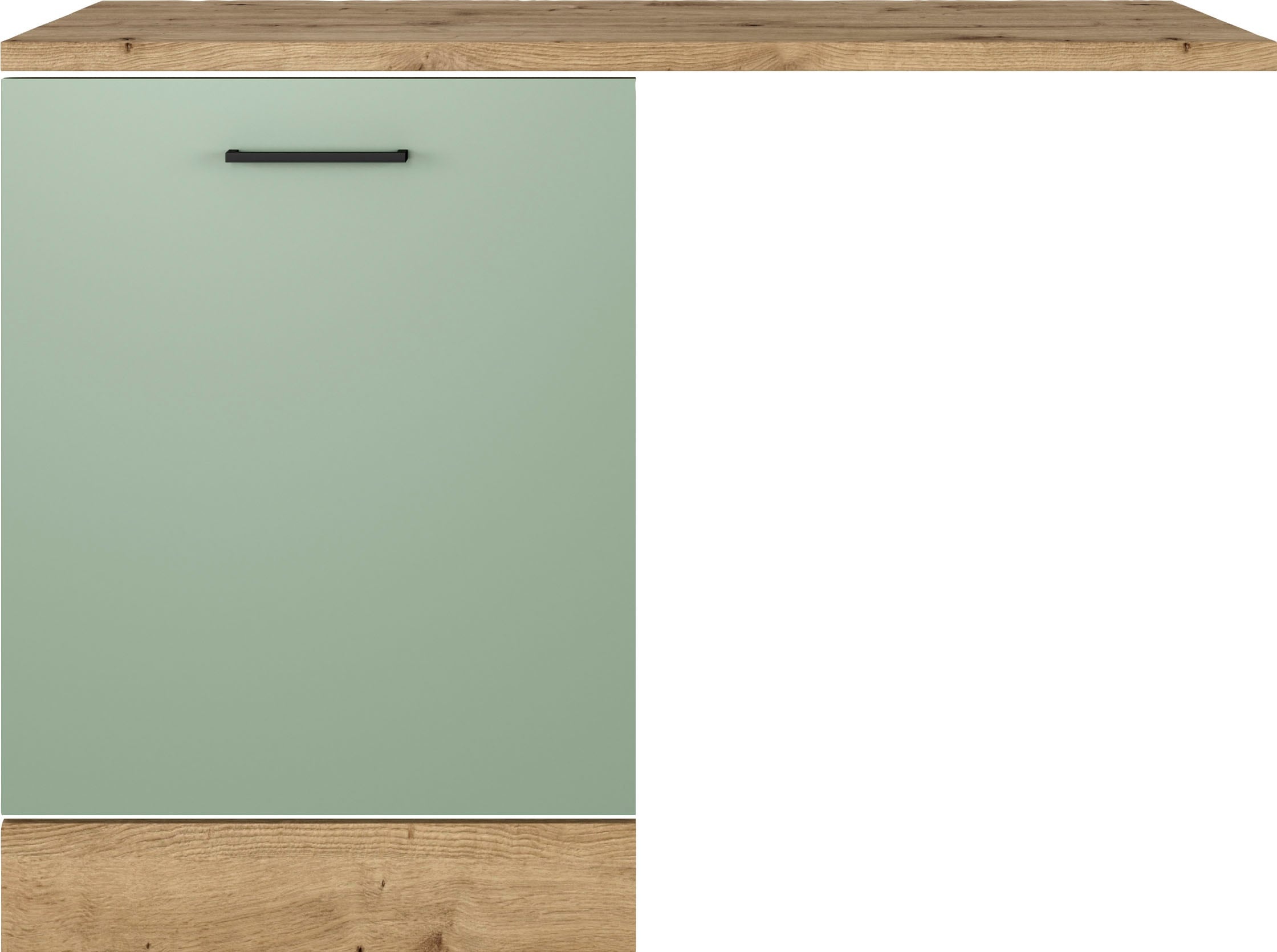 Frontblende FLEX-WELL "CARA" Möbelblenden Gr. B/H/T: 110 cm x 85 cm x 60 cm, grün (grün m, ei, ei) Schrankaufsatz, Schrankeinsatz, Türen und Passepartout