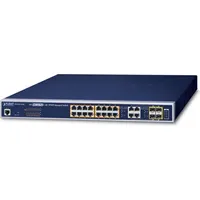 Planet GS-4210-16P4C Managed, L2/L4, Gigabit Ethernet (10/100/1000) Power over