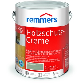 Remmers Holzschutz-Creme 3in1, silbergrau 5 l