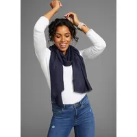 LAURA SCOTT Schal in nachtblau - Gr.: onesize