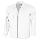 QUALITEX HIGH QUALITY WORKWEAR Langjacke basic weiß Damen: 44 Herren: 50