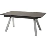 Keramiktisch  ausziehbar  ¦ grau ¦ Maße (cm): B: 95 H: 76